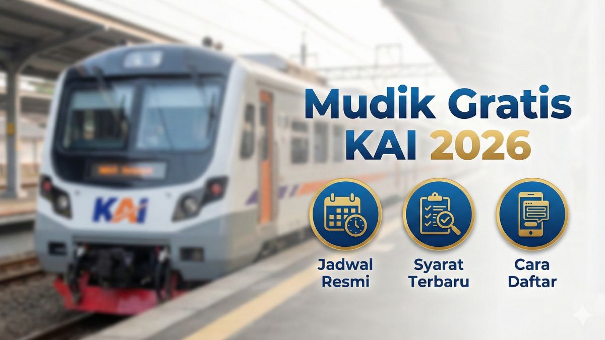 Mudik Gratis KAI 2026 Resmi Dibuka: Cek Jadwal, Syarat dan Cara Daftar Anti Gagal