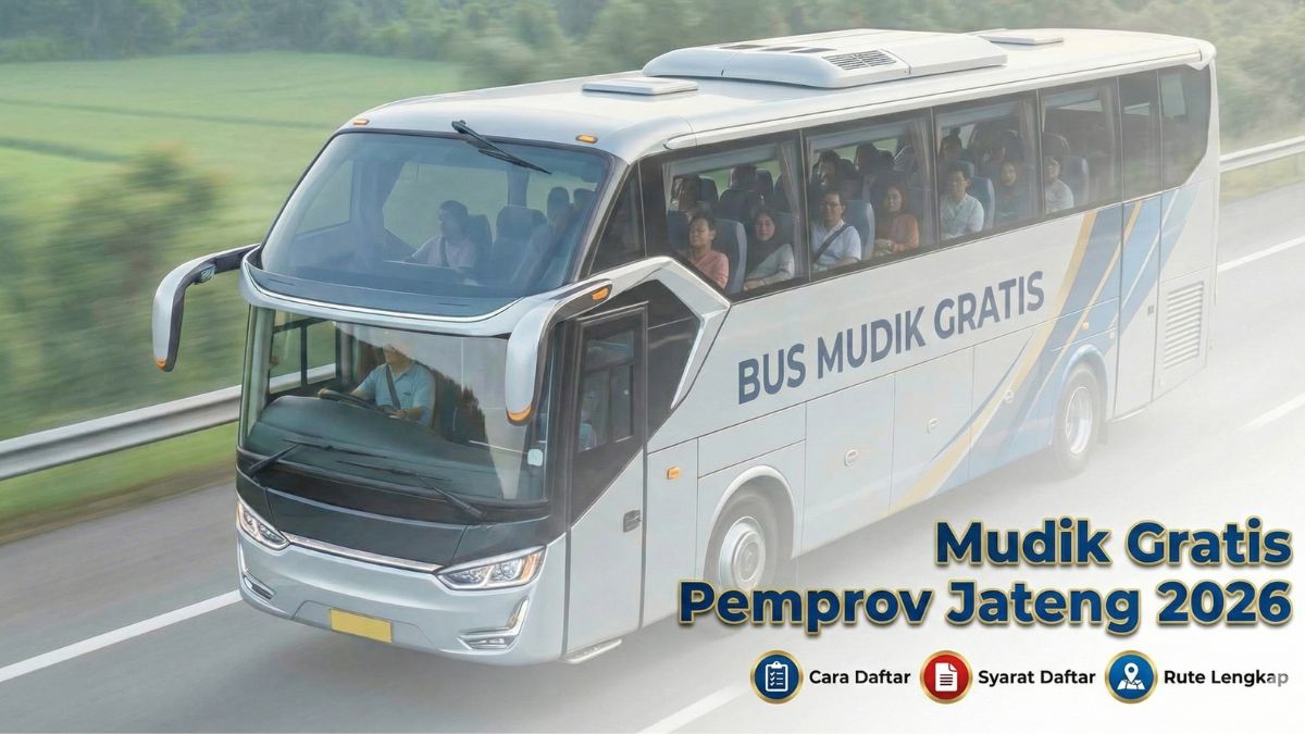 Mudik Gratis Pemprov Jateng 2026: Link Daftar, Syarat dan Cara Dapat Tiket Hari Ini
